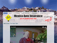 Tablet Screenshot of mexicoautoinsuranceonline.net